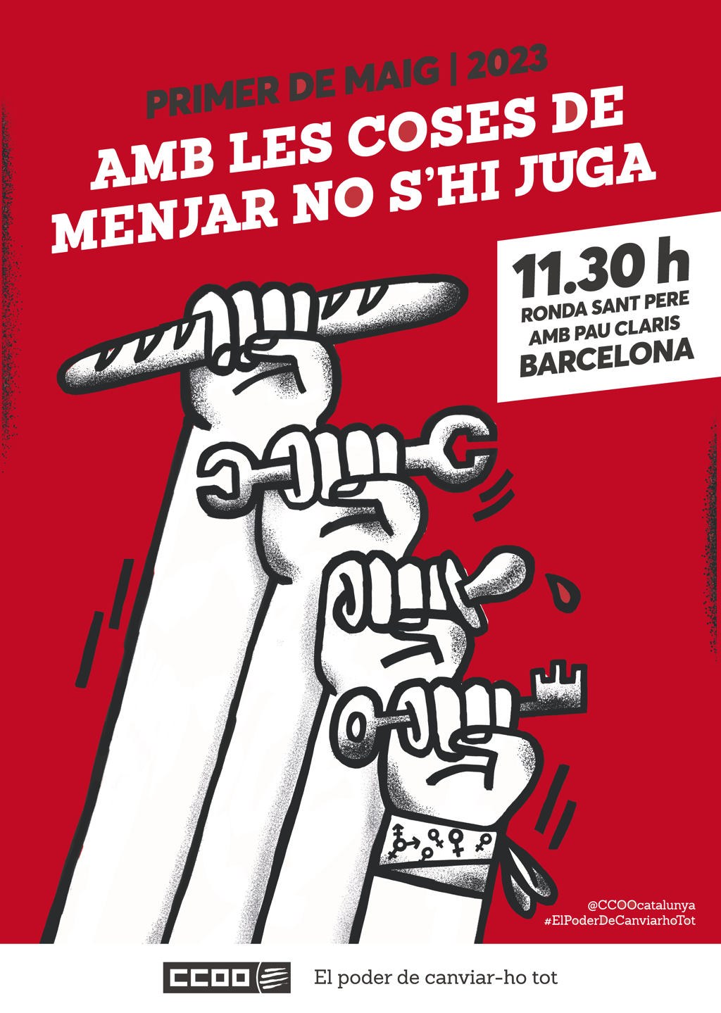 Cartell 1 Maig 2023 Barcelona