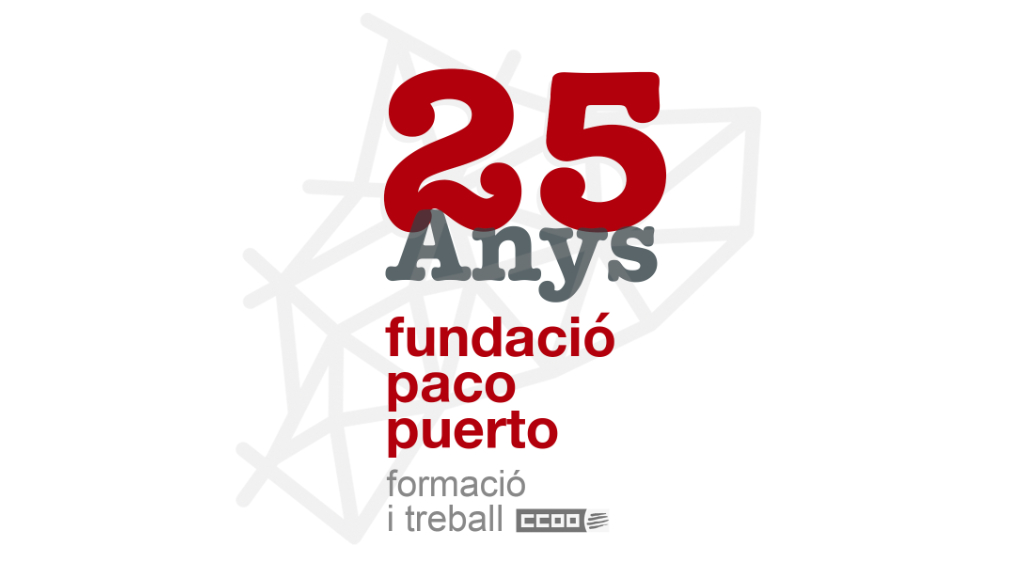 Foto Logo 25 Anys Fundacio Paco Puerto