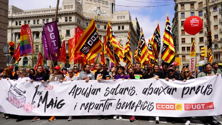 Manifestación Barcelona 1 Mayo 2023
