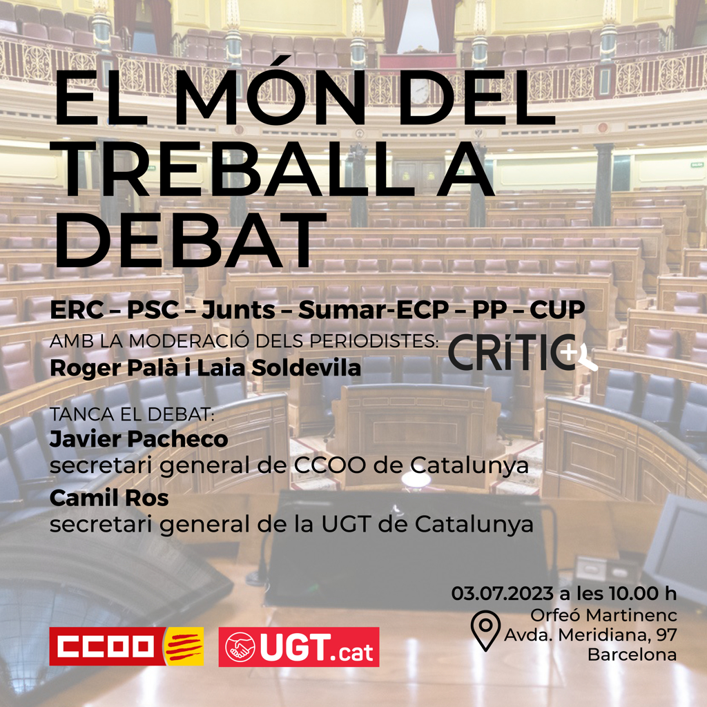 Acte El Mon Del Treball A Debat 23j