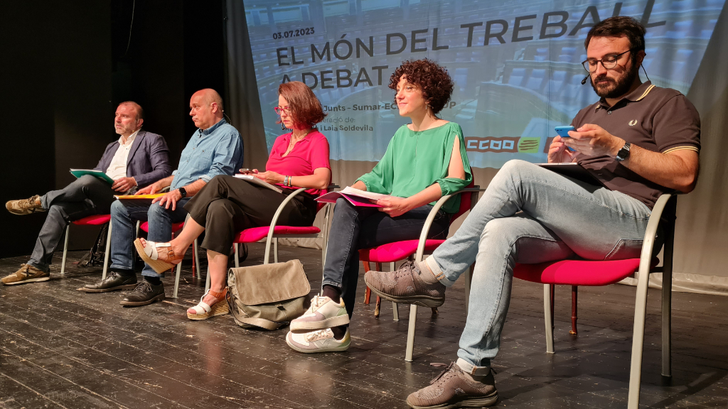 Politics Acte El Mon Del Treball A Debat