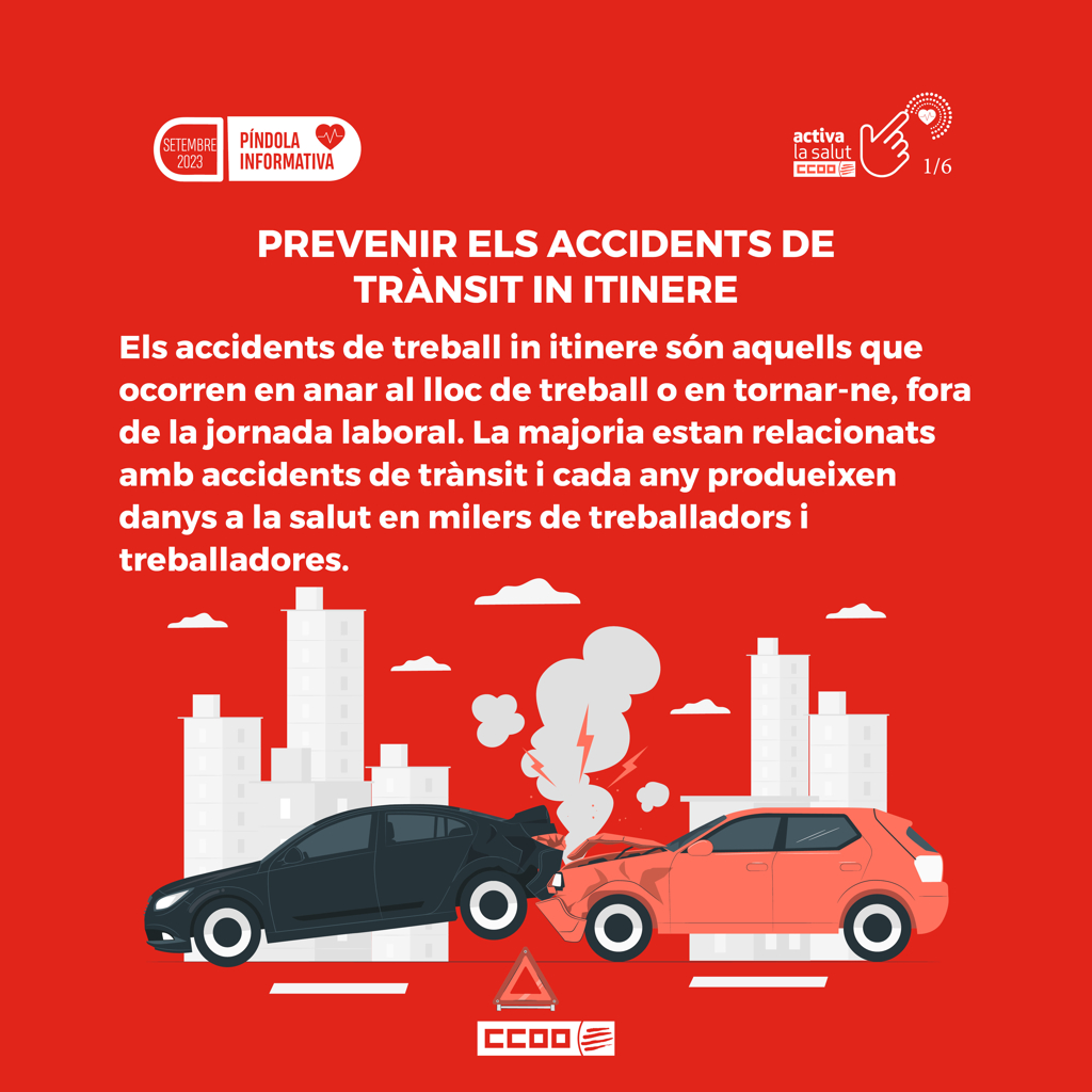 Tarjeta 1 Prevenir Los Accidentes De Transit In Itinere