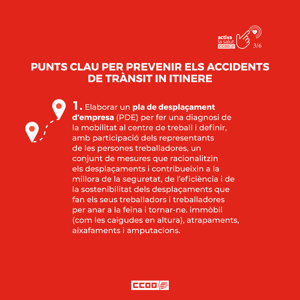 Tarjeta 3 Prevenir Los Accidentes De Transit In Itinere