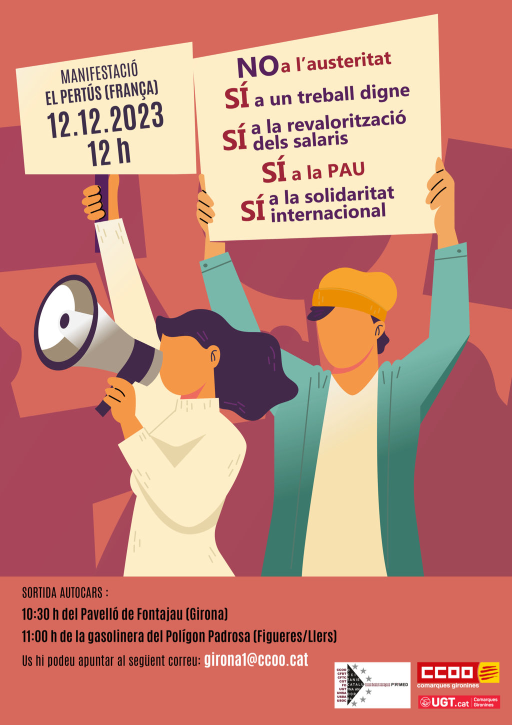 Manifestacio El Pertus Austeritat Europa
