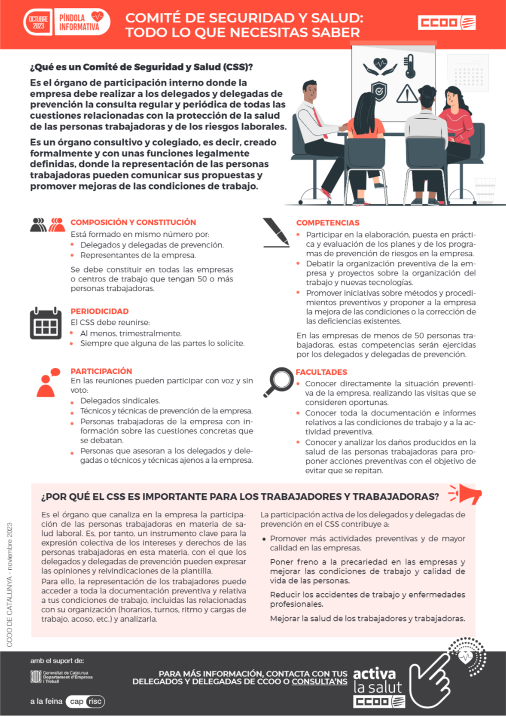 Infografia Comite De Seguridad Y Salud Todo Lo Que Necesitas Saber