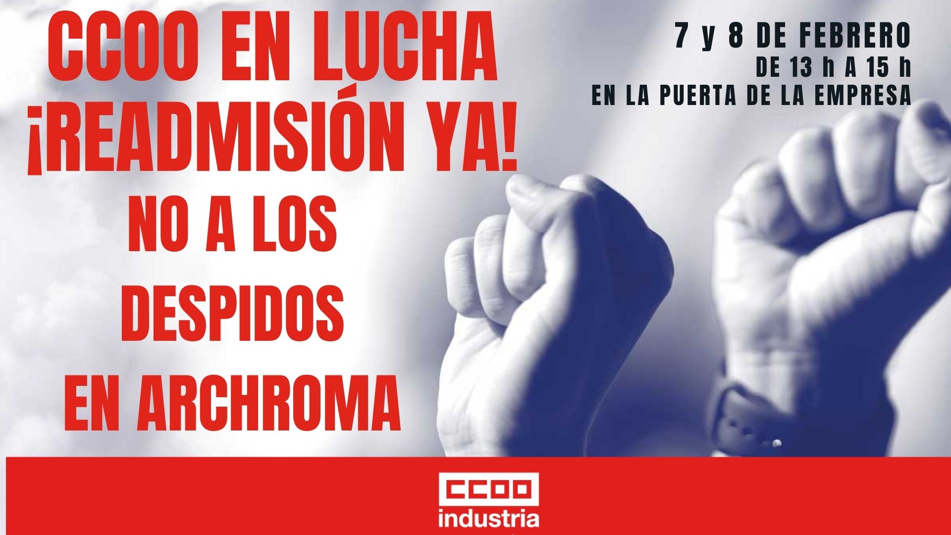 Concentracio Archroma Iberica Baner