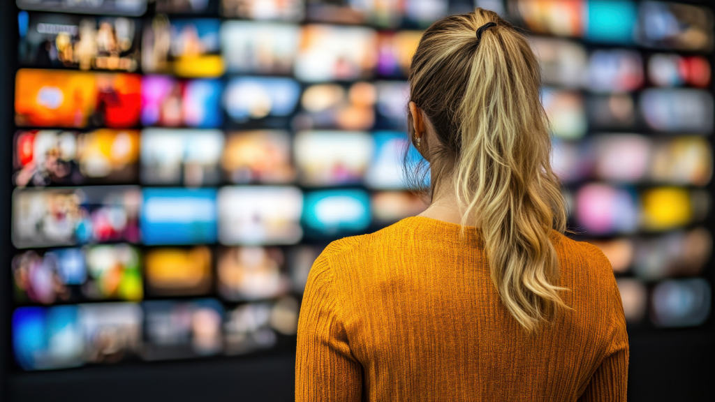 Noia Mirant Contingut Audiovisual Tele
