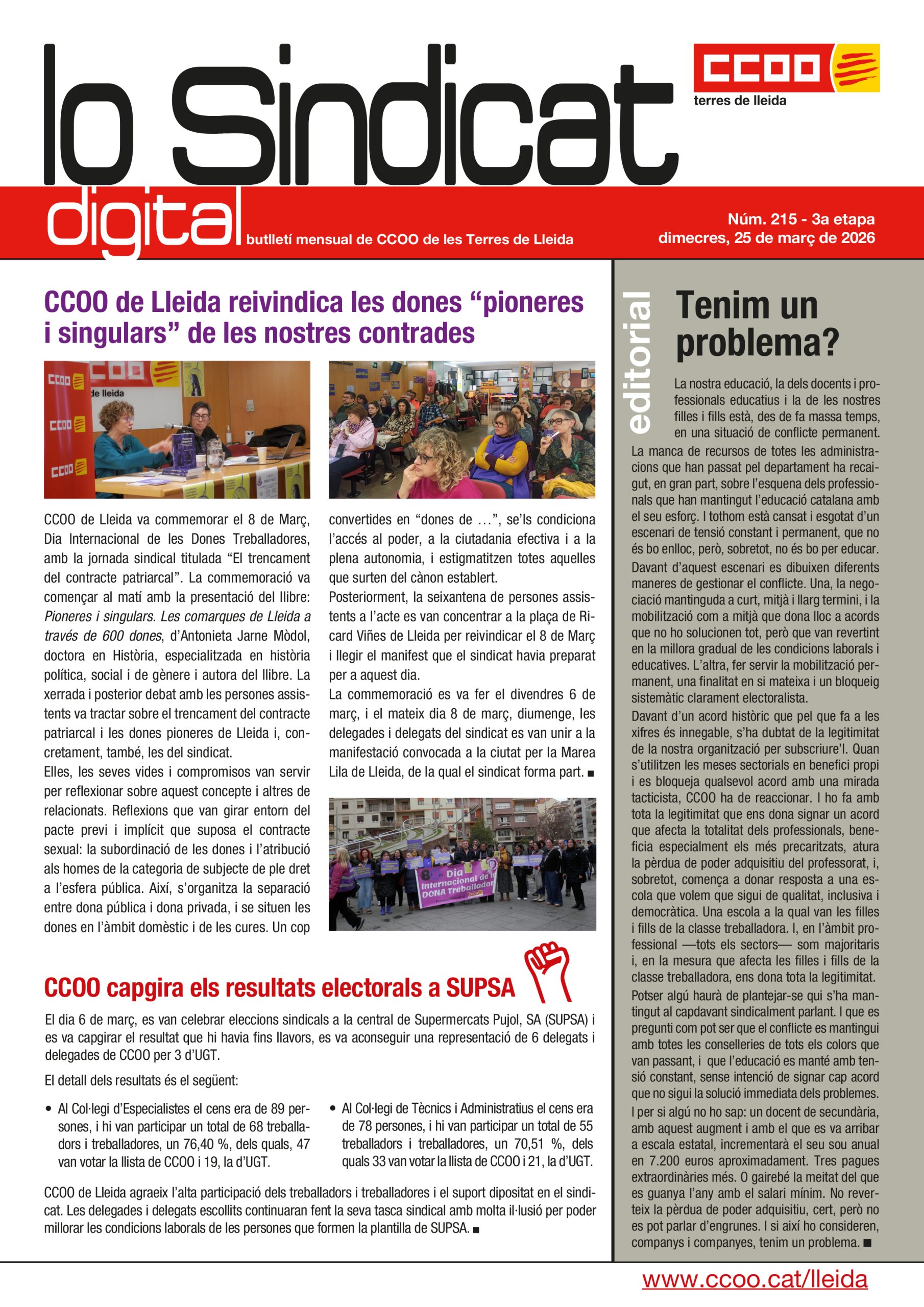 % Losindicado 215 1