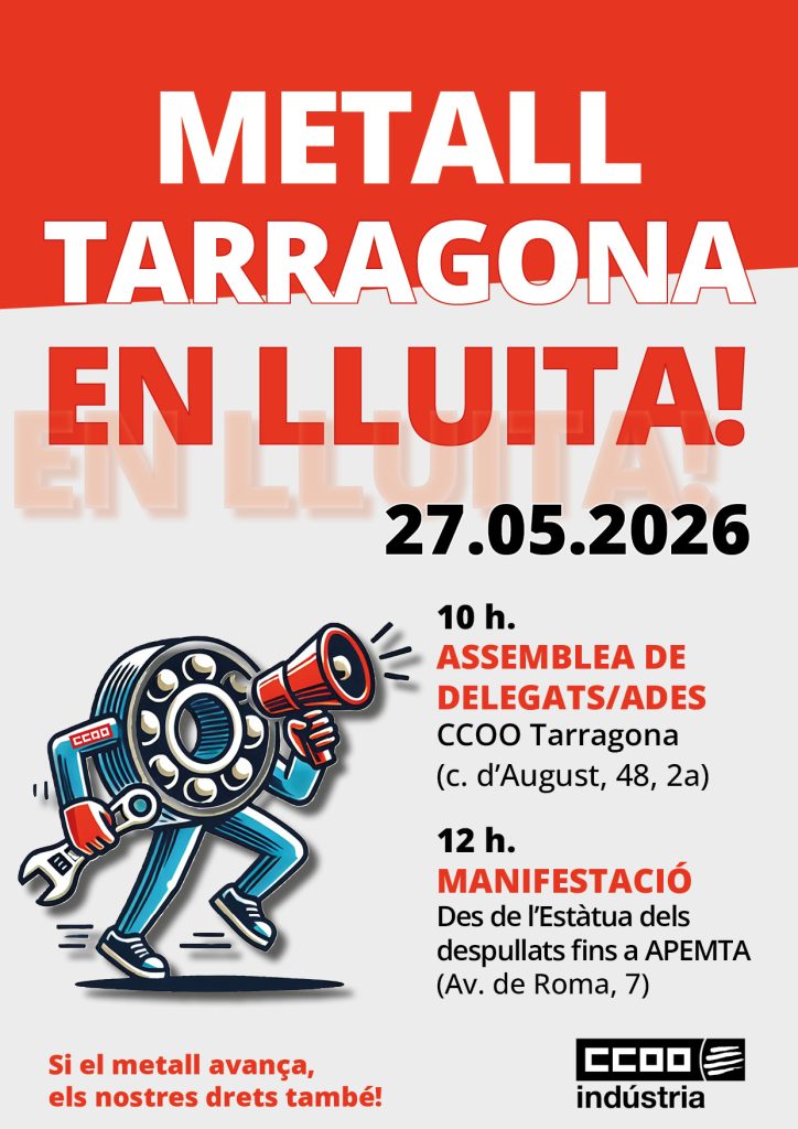 20260527 Mobilitzacio Metall Tgn