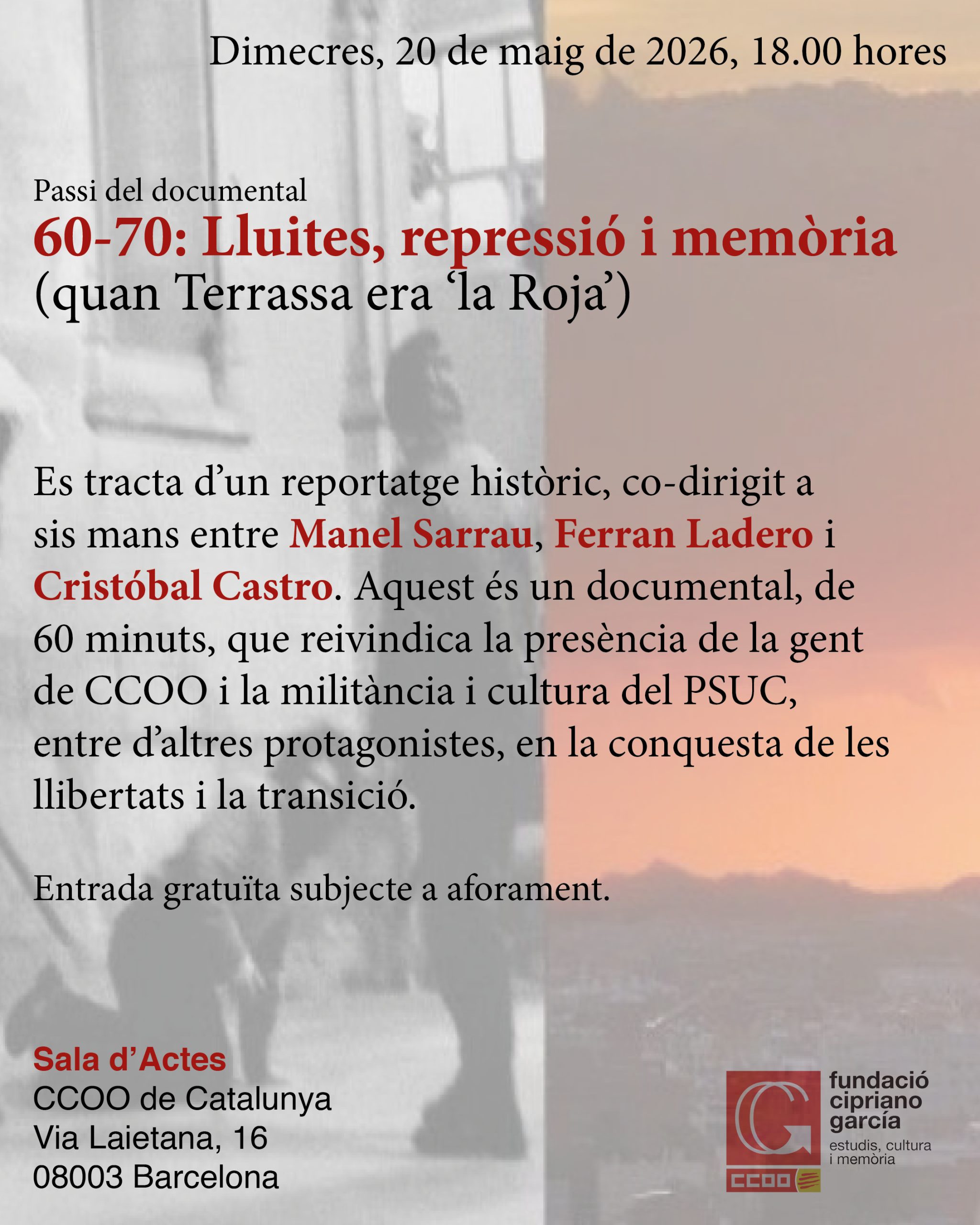 Documental Terrassa Roja