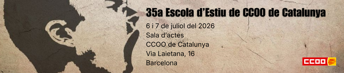 35a Escola D’estiu De Ccoo De Catalunya
