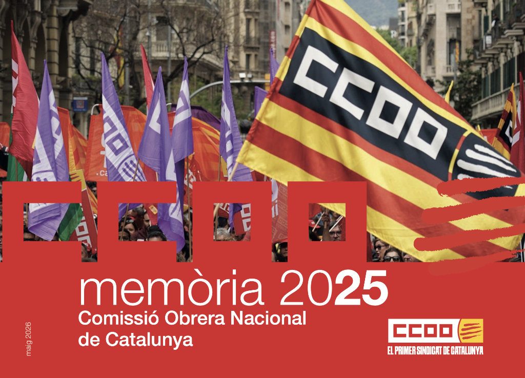 Portada Memoria Ccoo Catalunya 2025